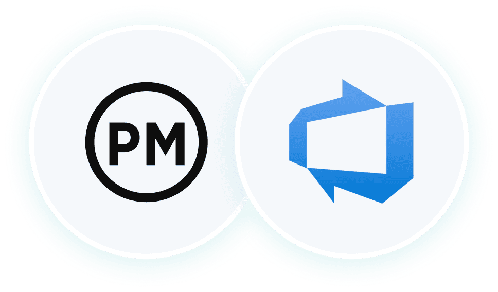 ProjectManager and Azure DevOps logos side by side